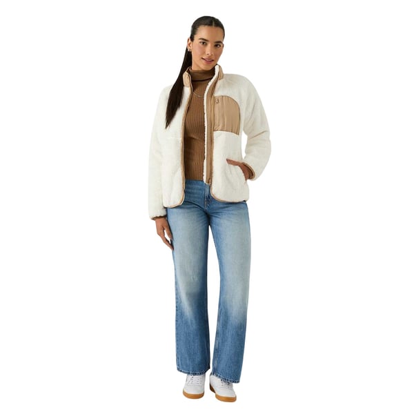 Reebok Womens/Ladies Double Monkey Fleece Jacket