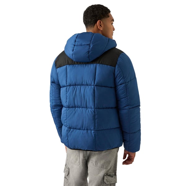 Reebok Herr Färgblock Vändbar Pufferjacka