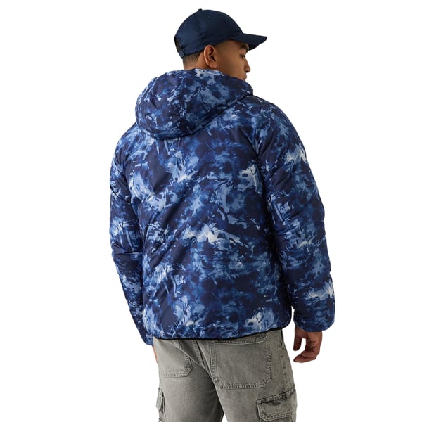 Reebok Herr Färgblock Vändbar Pufferjacka
