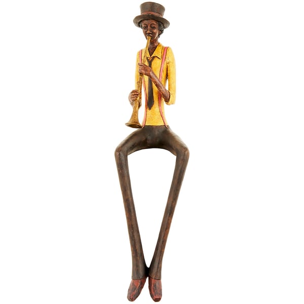 Hill Interiors Sitting Jazz Band Trumpeter