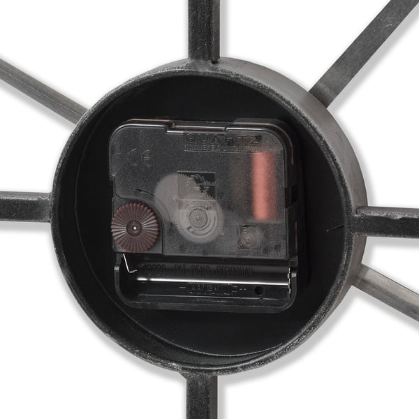 Hill Interiors Metal Frame Heart Clock