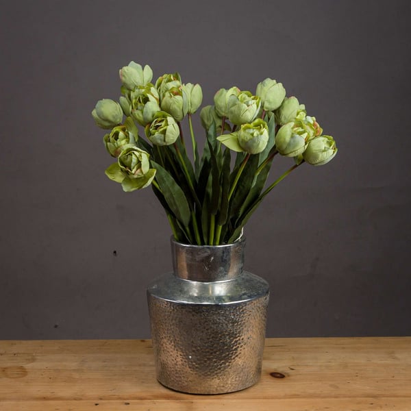 Hill Interiors Artificial Green Tulip Plant
