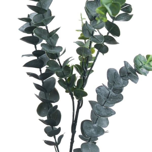 Hill Interiors Kunstig høj enkeltstilket Silver Dollar Eucalyptus