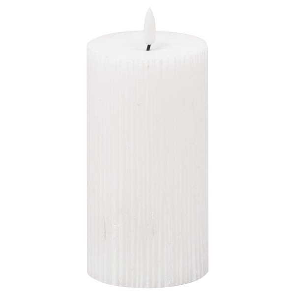 Hill Interiors Luxe Collection Ribbed Natural Glow Electric Candle Hill Interiors Luxe Collection Ribbed Natural Glow Electric Candle