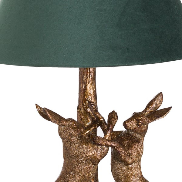 Hill Interiors Marching Hares -pöytävalaisin