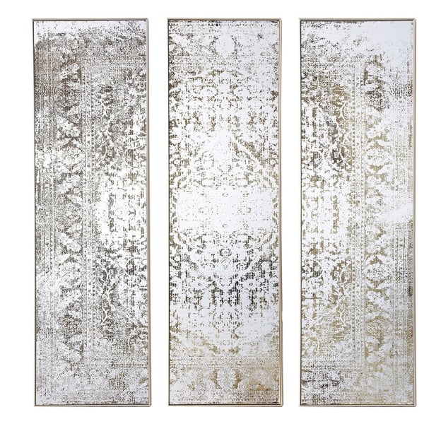 Hill Interiors Antique Look Wall Mirror (Pack of 3)