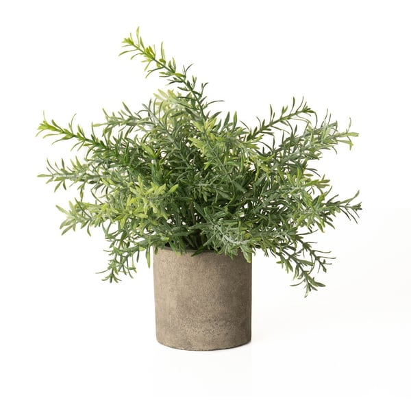 Hill Interiors Rosemary Stone Effect Artificial Plant Hill Interiors Rosemary Stone Effect Artificial Plant