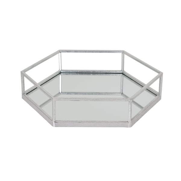 Hill Interiors Hexagon Tray Set (Pack of 2)