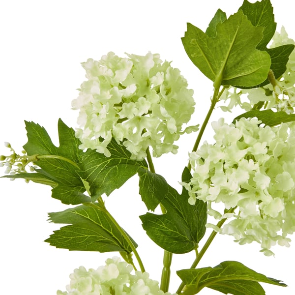 Hill Interiors Snowball Viburnum Artificial Flower Spray