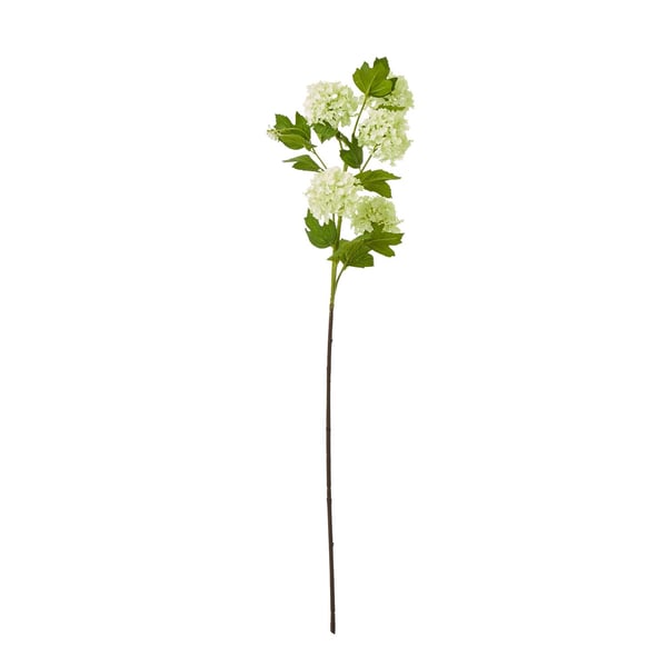 Hill Interiors Snowball Viburnum Artificial Flower Spray