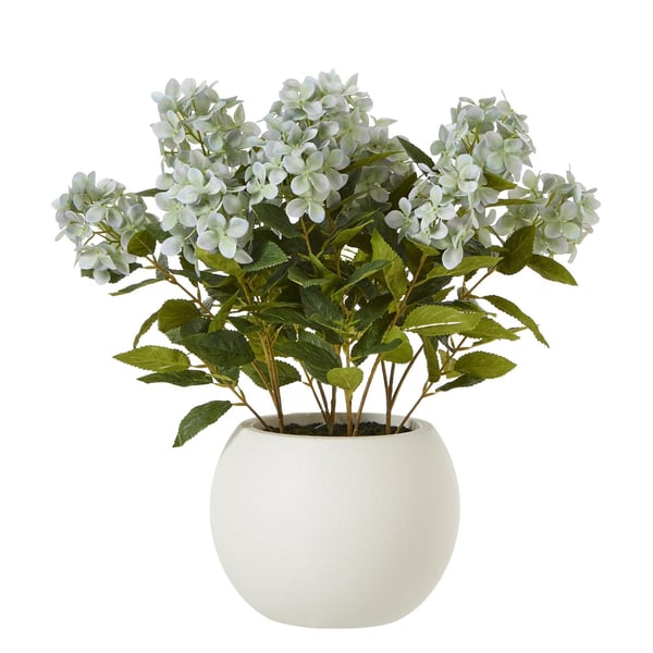 Hill Interiors Hydrangea Artificial Potted Plant