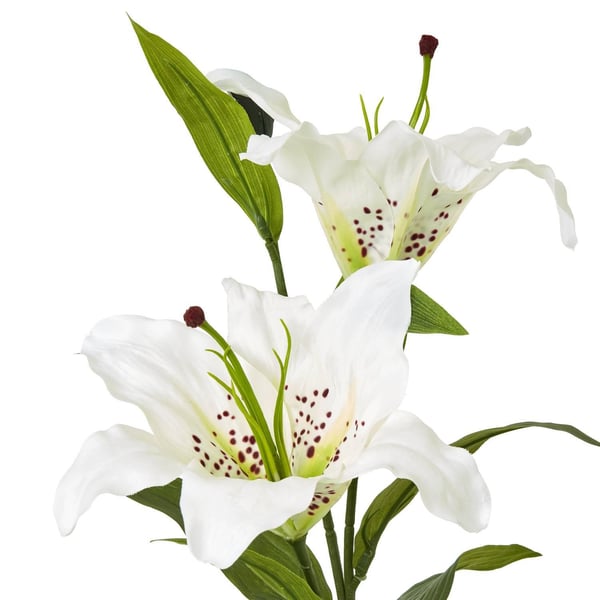 Hill Interiors Madonna Lily Artificial Flower Spray