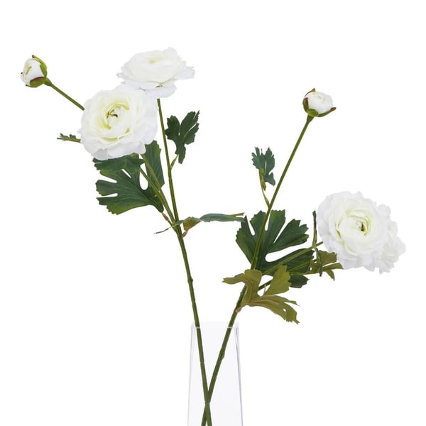 Hill Interiors The Natural Garden Collection Ranunculus Artificial Flower