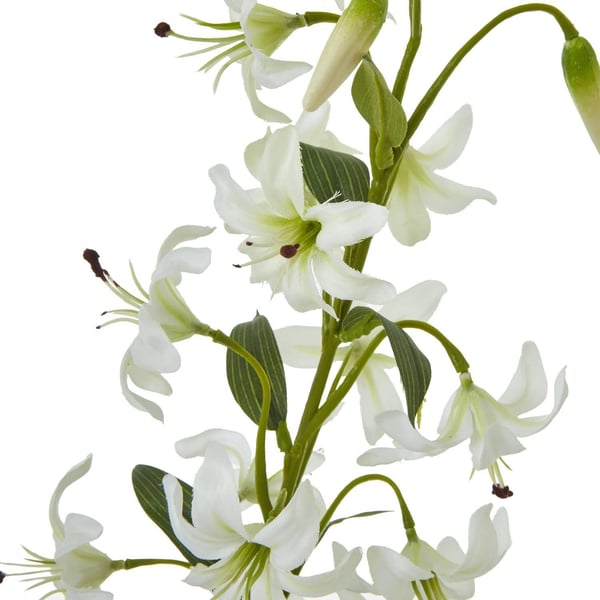 Hill Interiors Turk´s Cap Lily Spray Artificial Flower