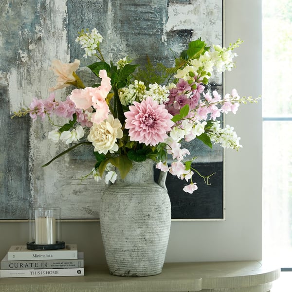 Hill Interiors The Natural Garden Collection White Lilac Artificial Flower