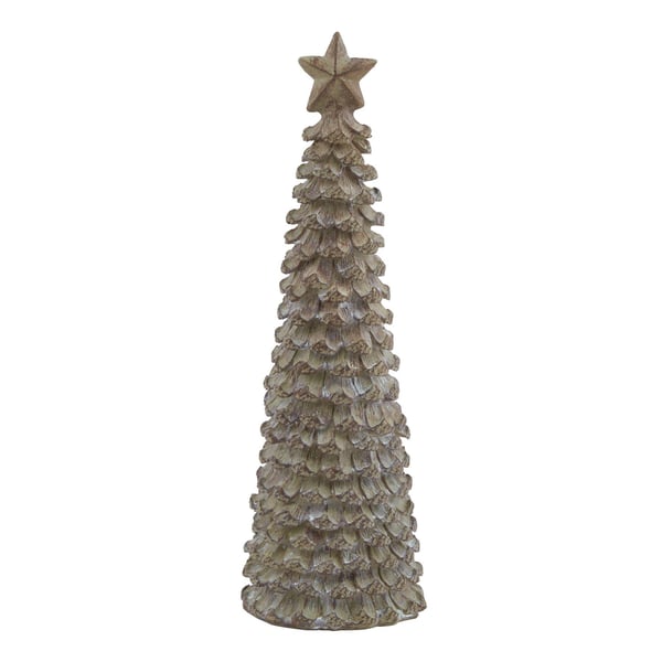 Hill Interiors Cedar Tree With Star Christmas Decoration