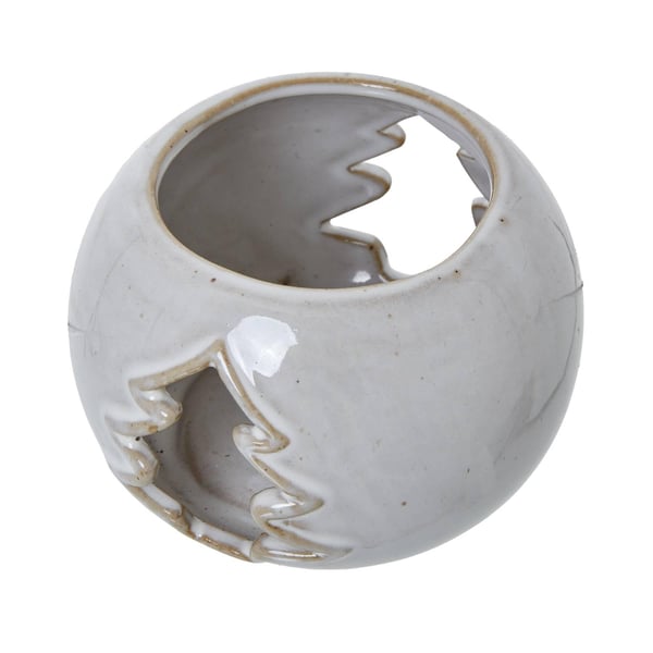 Hill Interiors Ceramic Christmas Tree Tealight Holder