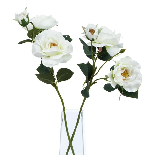Hill Interiors The Natural Garden Collection Tea Rose Artificial Flower