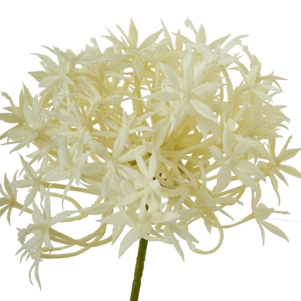 Hill Interiors Kolminkertainen Allium-suihke tekokukka