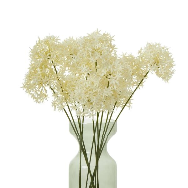 Hill Interiors Kolminkertainen Allium-suihke tekokukka