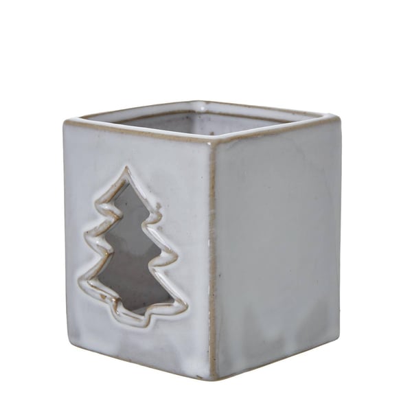 Hill Interiors Ceramic Tree Cut-Out Tealight Holder