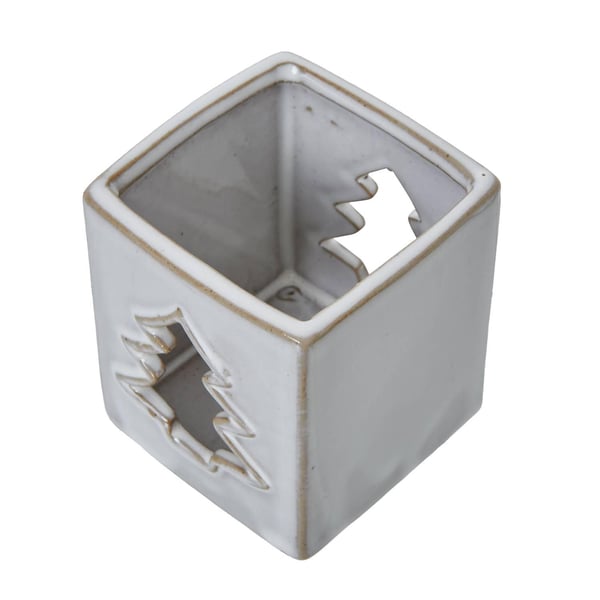 Hill Interiors Ceramic Tree Cut-Out Tealight Holder