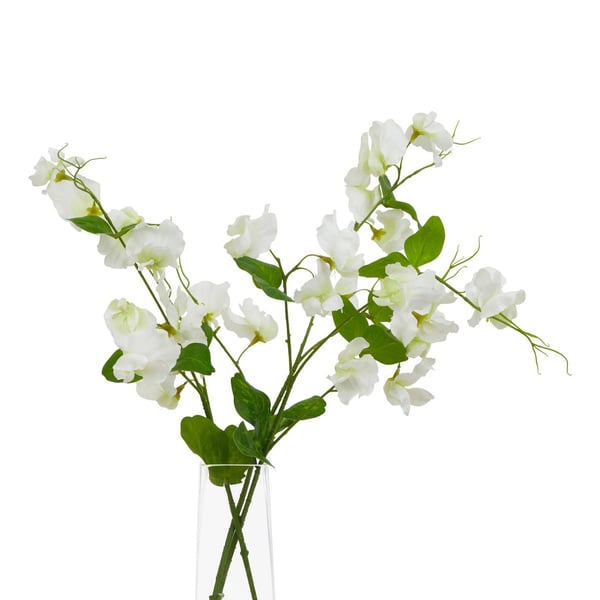 Hill Interiors The Natural Garden Collection Sweetpea Artificial Flower