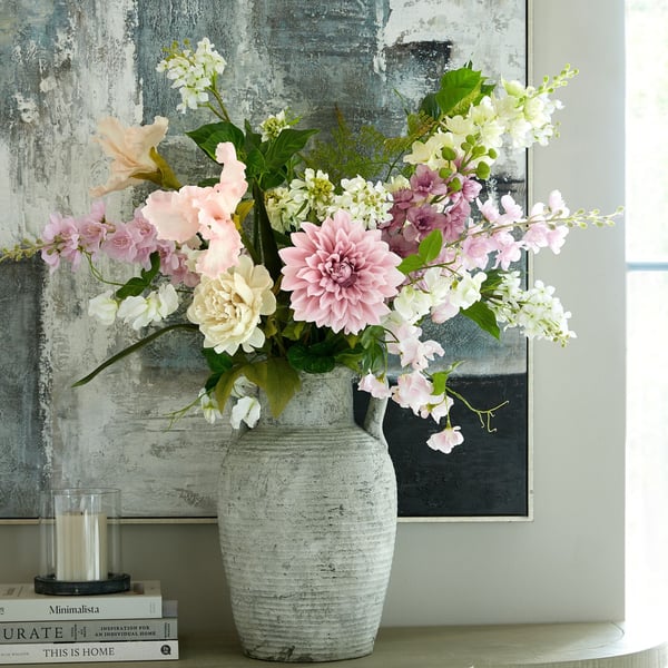 Hill Interiors The Natural Garden Collection Sweetpea Artificial Flower