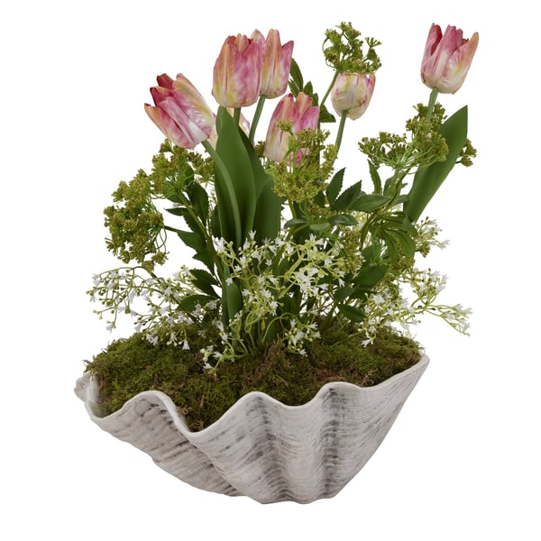 Hill Interiors Adele Ceramic Shell Bowl