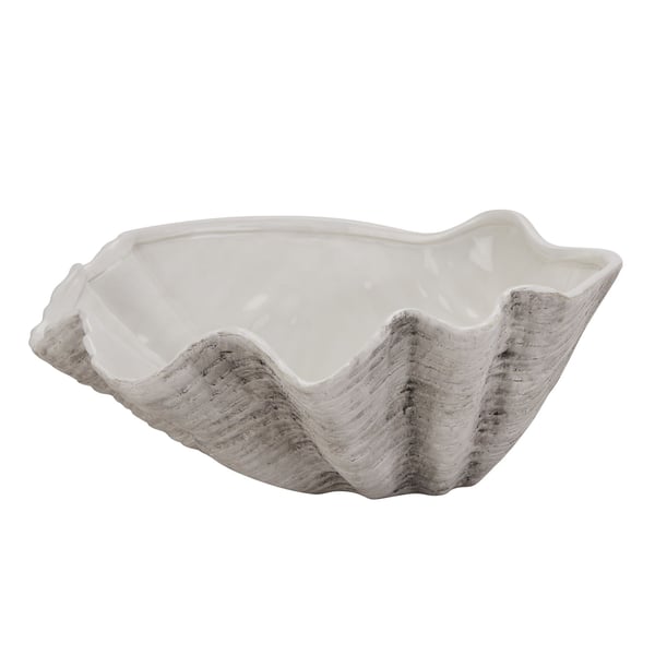 Hill Interiors Adele Ceramic Shell Bowl