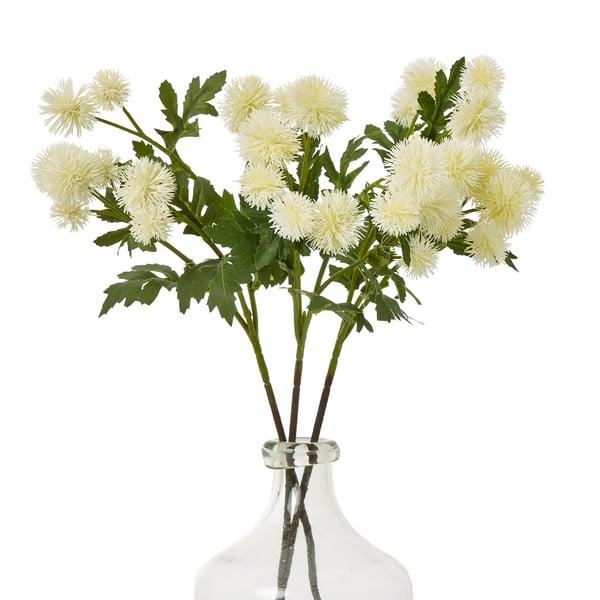 Hill Interiors Globe Thistle Spray Artificial Flower