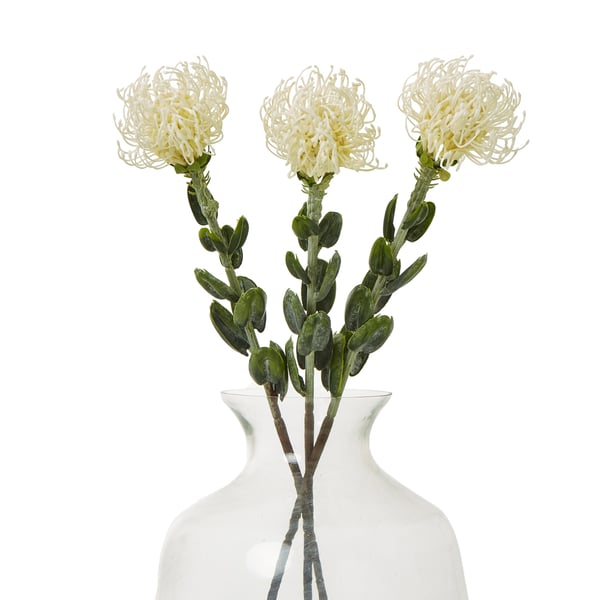 Hill Interiors Pincushion Protea Spray Konstgjord Blomma