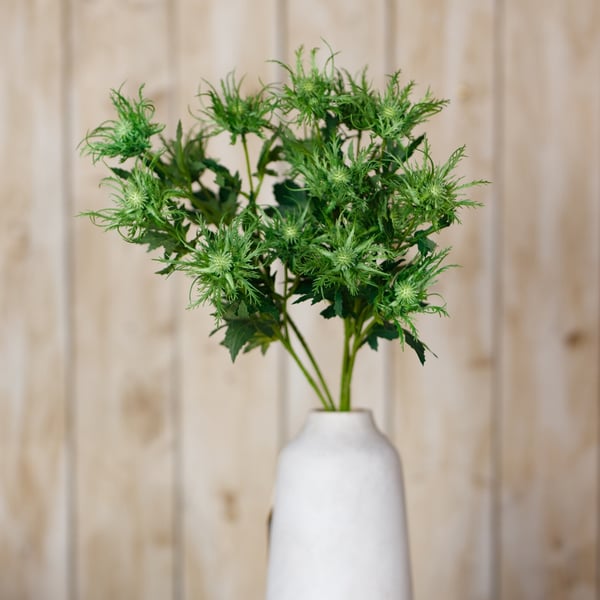 Hill Interiors Sea Holly Spray Artificial Flower