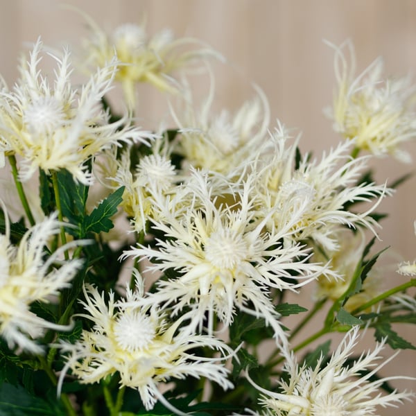 Hill Interiors Sea Holly Spray Artificial Flower