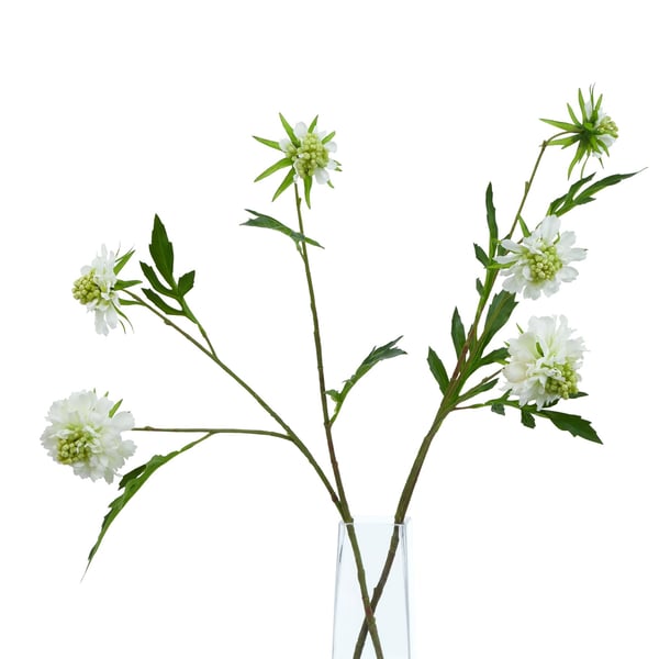Hill Interiors The Natural Garden Collection Scabious Stem Artificial Plant