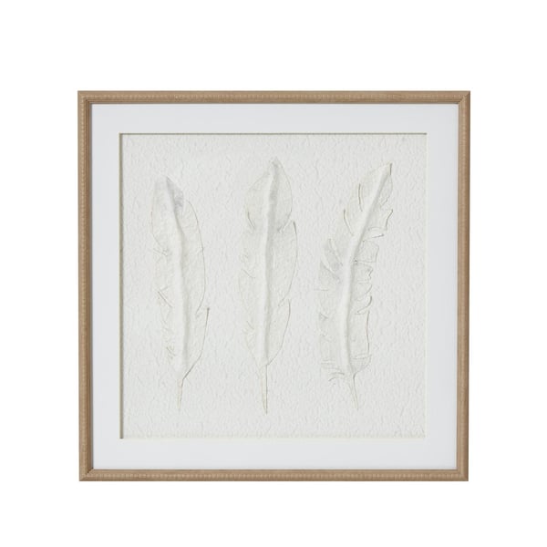 Hill Interiors Solli Feathers Framed Art Print Hill Interiors Solli Feathers Framed Art Print