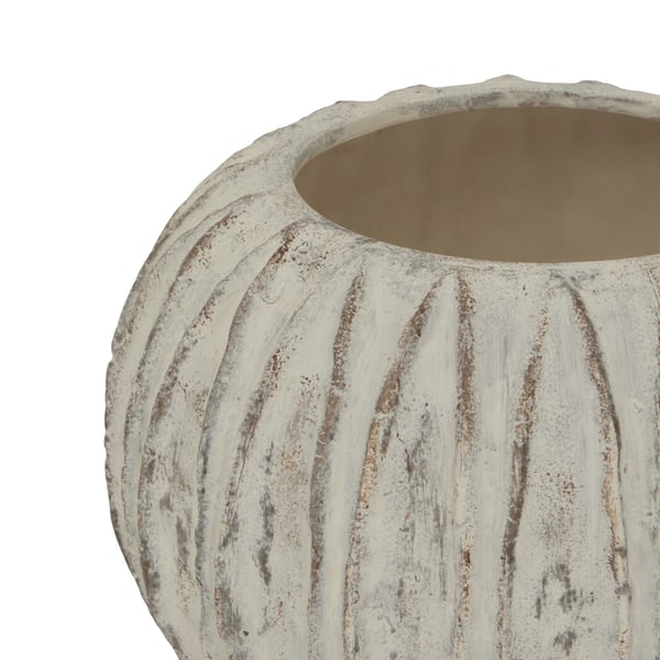 Hill Interiors Lorenzo Rotund Fin Vase