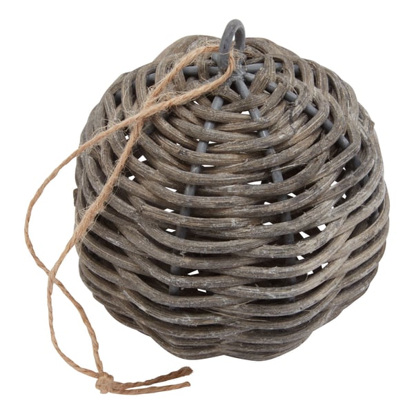 Hill Interiors The Noel Collection Wicker Bauble