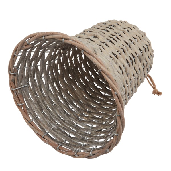 Hill Interiors The Noel Collection Wicker Bell Christmas Decoration