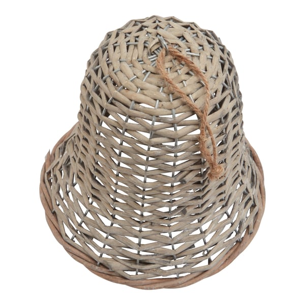 Hill Interiors The Noel Collection Wicker Bell Christmas Decoration