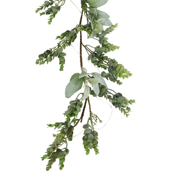 Hill Interiors Eucalyptus & Lambs Ear Winter Artificial Garland