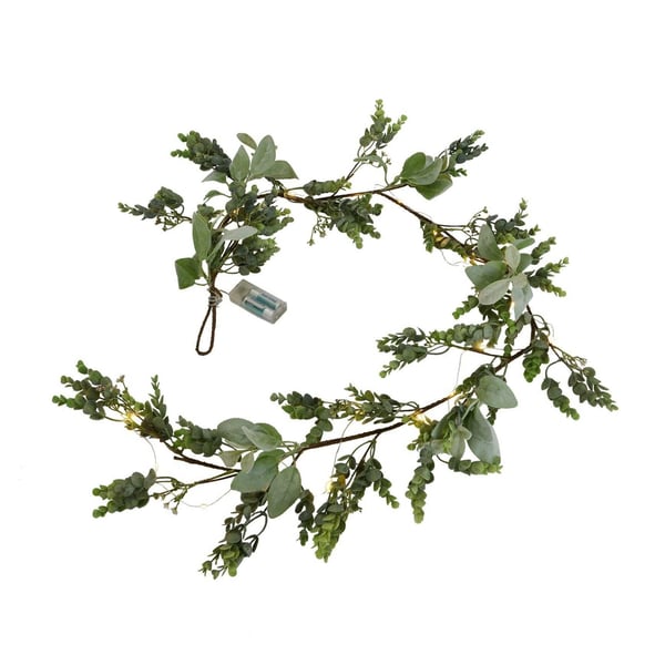 Hill Interiors Eucalyptus & Lambs Ear Winter Artificial Garland