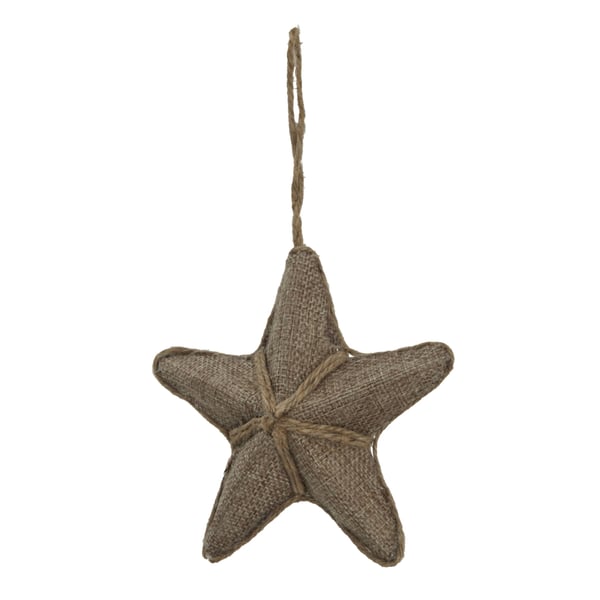 Hill Interiors Jute Star Hanging Decoration