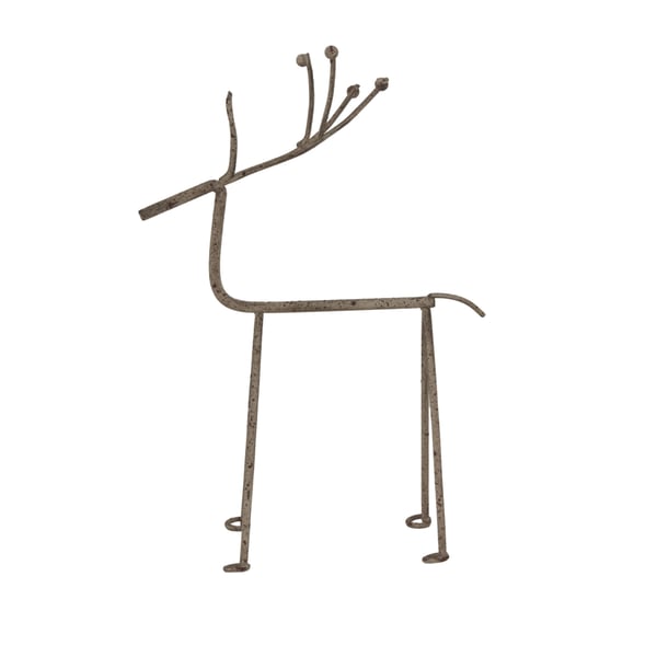 Hill Interiors Rustic Reindeer Christmas Decoration
