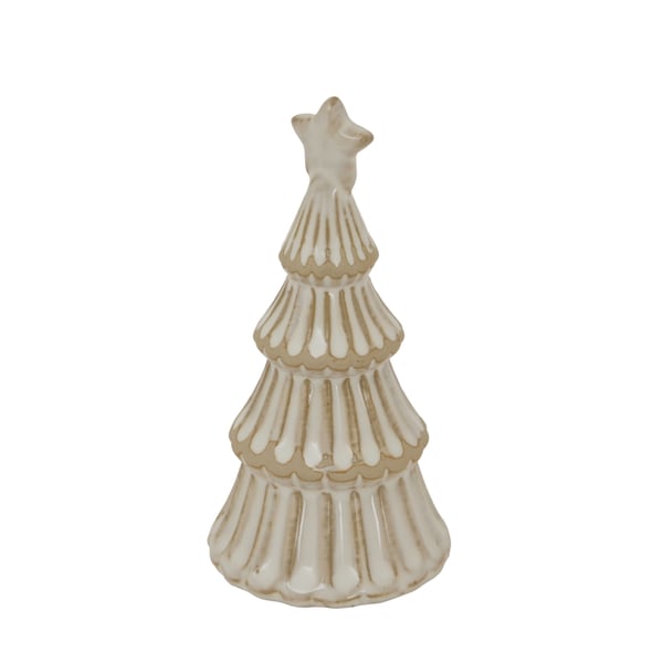 Hill Interiors Ceramic Layered Tree Christmas Decoration