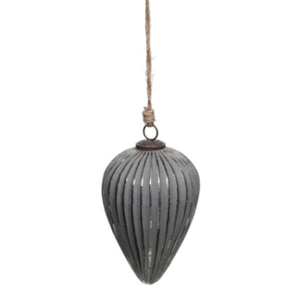 Hill Interiors Metallic Cone Bauble