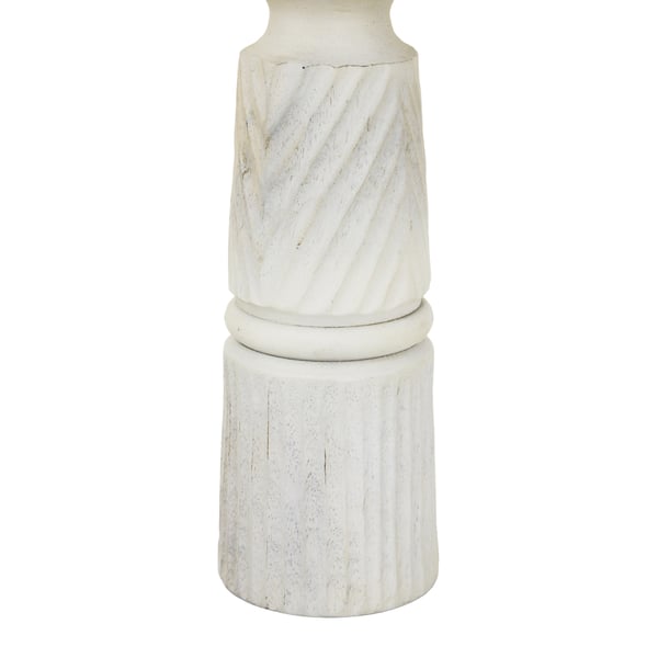 Hill Interiors Large Carved Candle Holder