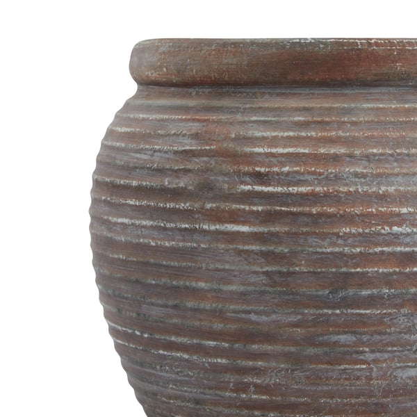 Hill Interiors Siena Rounded Rim Plant Pot