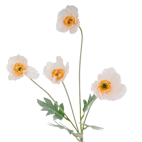 Hill Interiors Poppy Artificial Flower Spray
