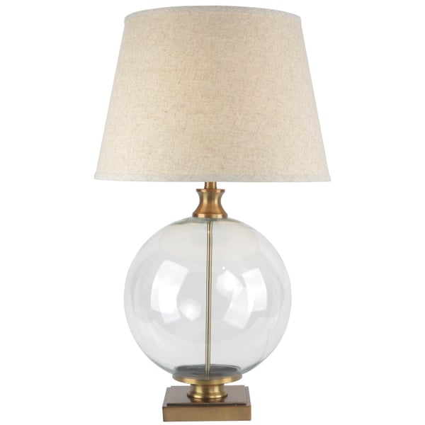 Hill Interiors Orb Linen Table Lamp (EU Plug)